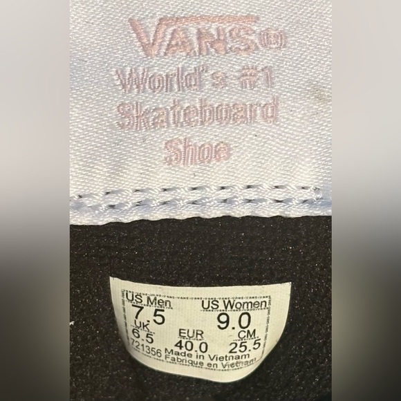 🔥🔥Cream/Pink/White SkateHigh Vans Brand New (Women’s Size 9)  (Men’s Size 7.5) - Picture 11 of 12